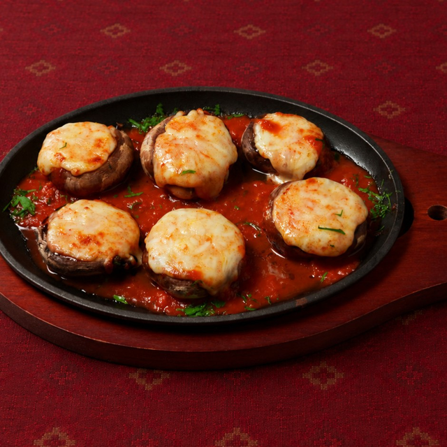 Mushrooms In Oven.