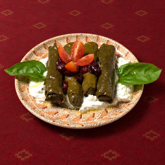 Stuffed Grape Leaves.