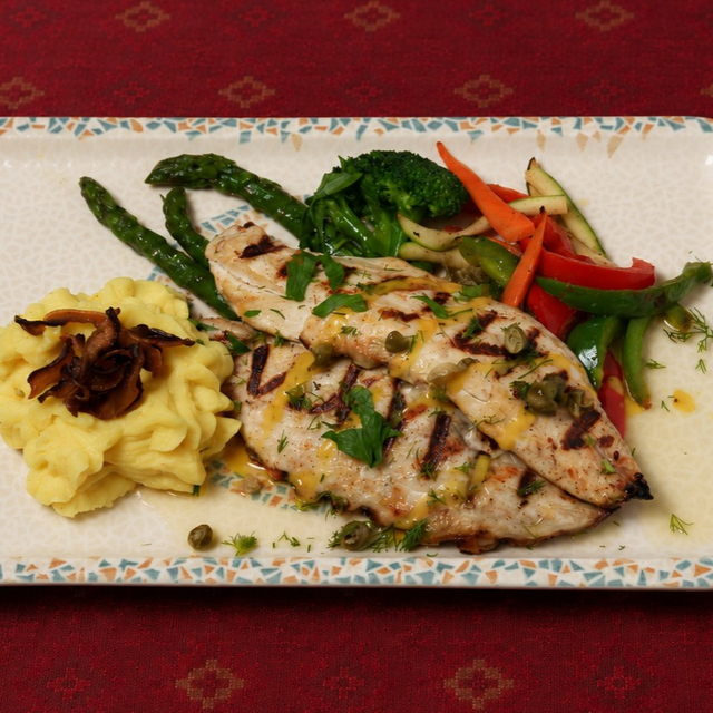 Grilled Fillet Branzino.