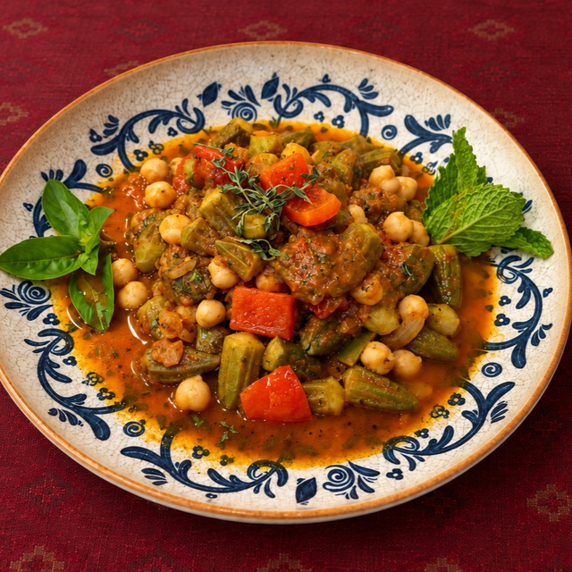 Sauteed Baby Okra.