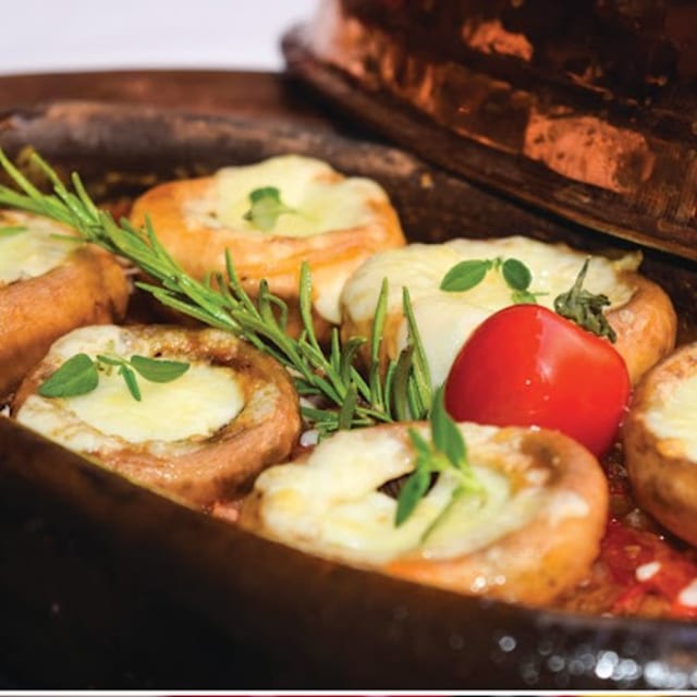Mushrooms In Oven.