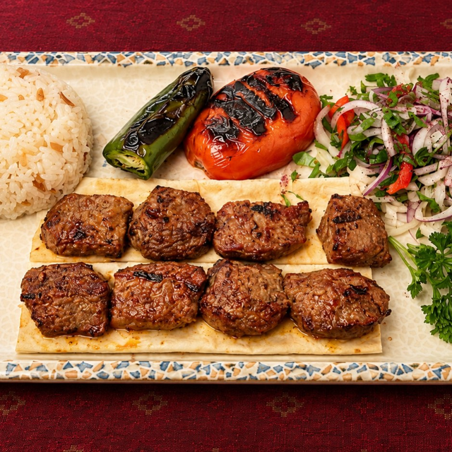 Lamb Shish Kebab.
