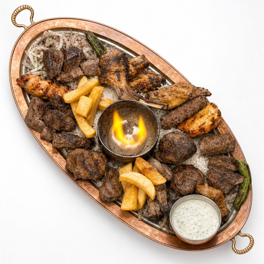 Constantine’s Kebab Assortment.
