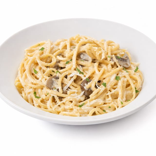 Spaghetti Alfredo.