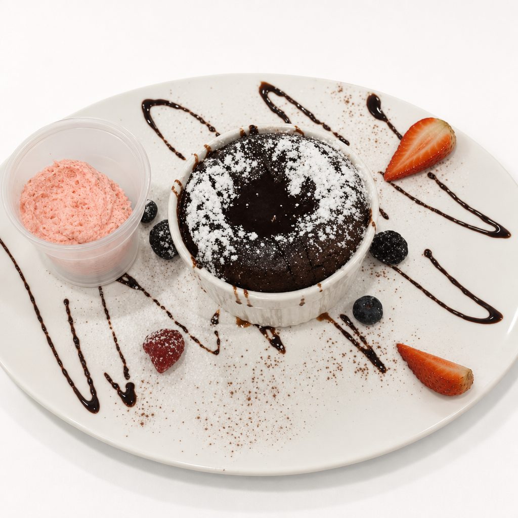 Chocolate Souffle.