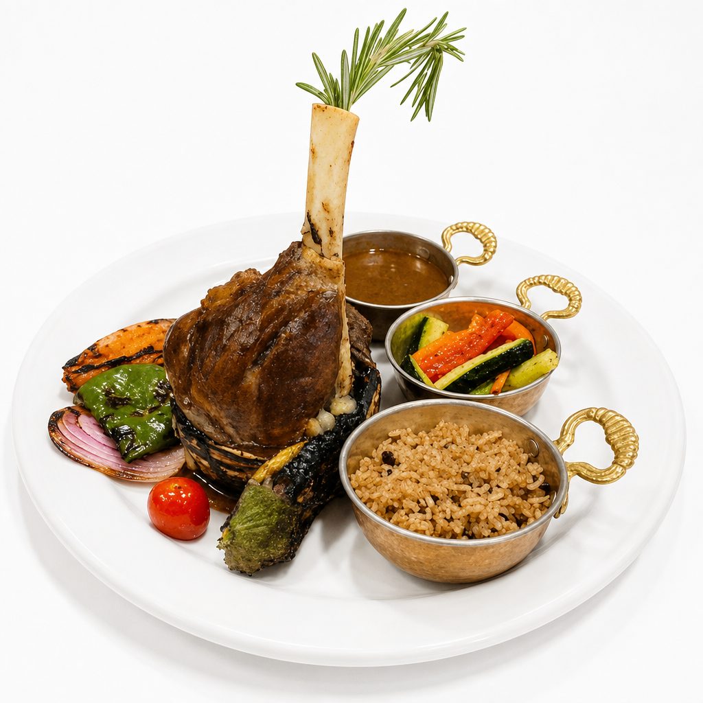 Lamb Shank Tandouri.