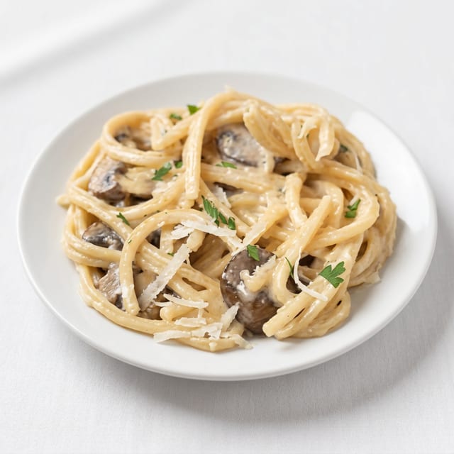 Spaghetti Alfredo.