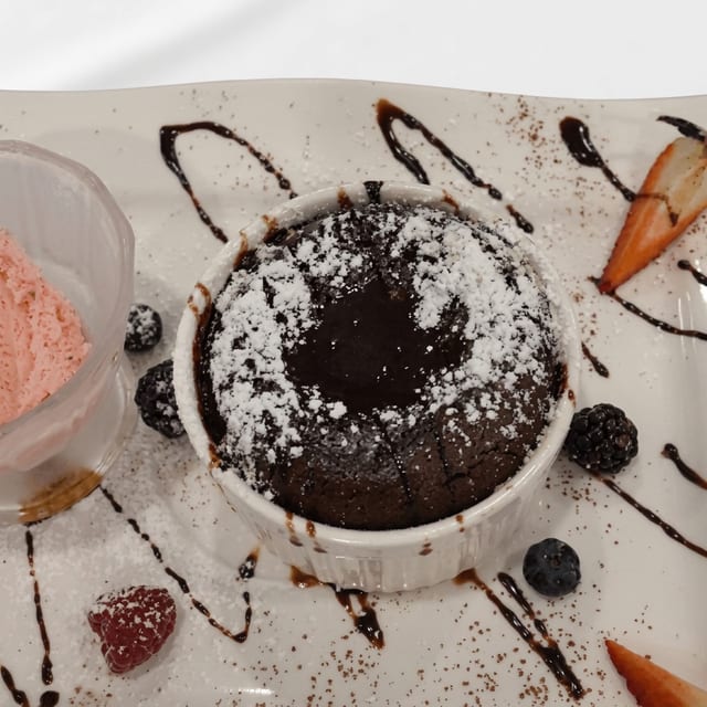 Chocolate Souffle.
